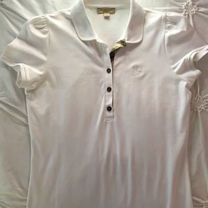 White Burberry Women’s Polo Shirt